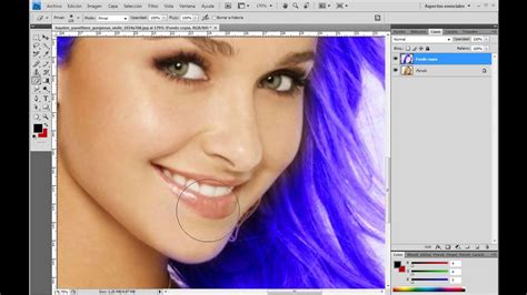 Tutorial Cambiar Color De Pelo Photoshop Cs Youtube