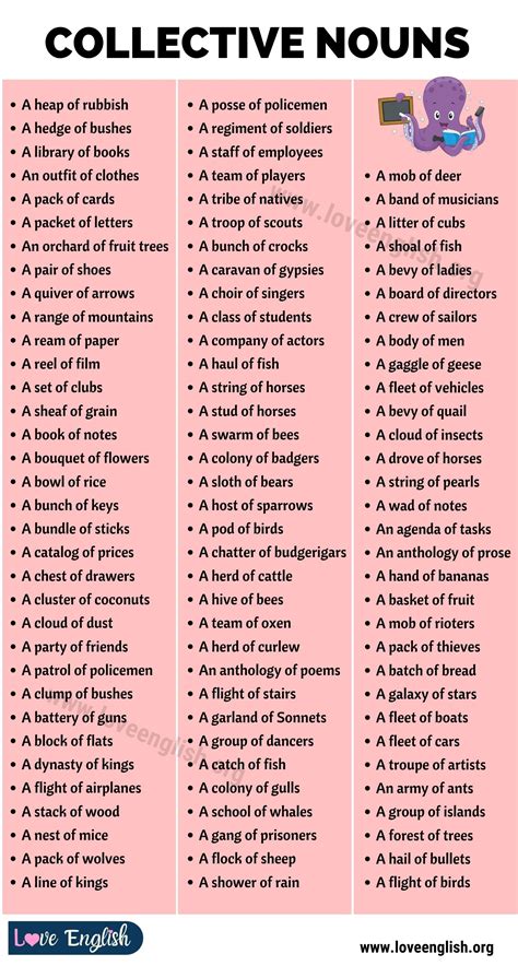 Collective Nouns And Examples