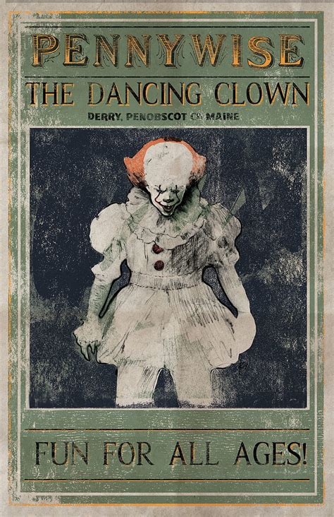 Pennywise Clown Derry Horror It Maine Stephen King Hd Phone