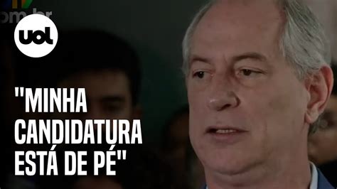 Ciro Gomes critica voto útil e diz que candidatura está de pé durante