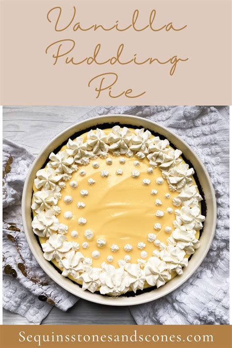 Vanilla Pudding Pie Creamy Classic And So Easy To Make In