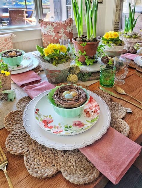 Easter Table Settings