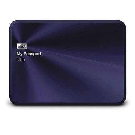 Wd 2tb My Passport Ultra Metal Edition Navy Blue 25” Usb30 Portable