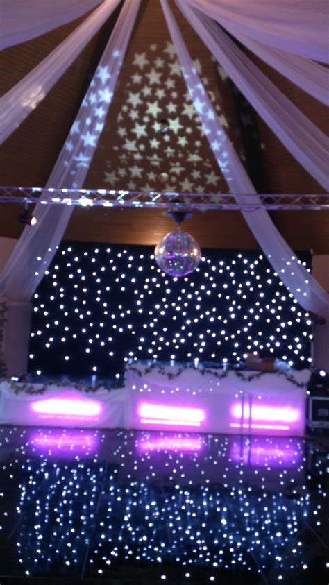 Backdrops Dance Floor Mirror Ball And Lighting For A Masquerade Ball