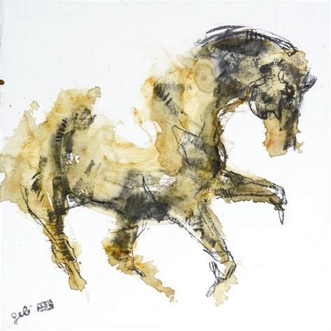 Equine Nude Painting By Benedicte Gele Saatchi Art