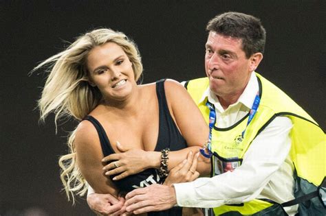 Champions League Streaker Told She Is The Most Beautiful Woman Ever