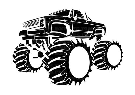 Monster Truck Svg Car Svg Truck Svg Png And Svg Png Files Etsy