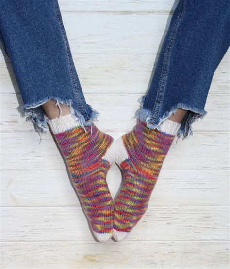 Merino Wool Colorful Women Socks Warm Wool Casual Knit Socks Girl Boots ...