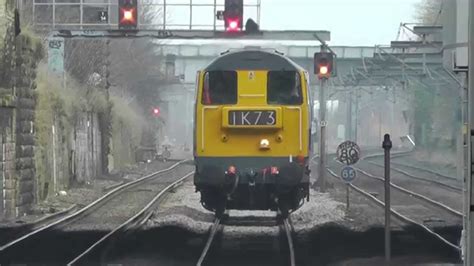 Balfour Beatty Class 20s Diesel Locos Nos 20142 And 20189 At Heworth Tyneside 1st December 2014