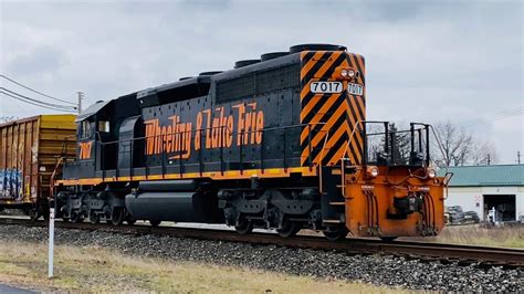 W LE SD40 2 7017 LHF W 3 Boxcars At Cleveland Road 11 23 2020 YouTube