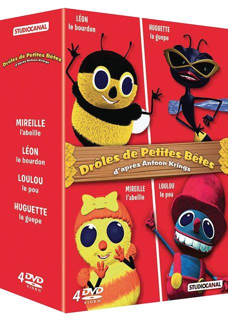 Drôles de petites bêtes coffret mireille l abeille léon le