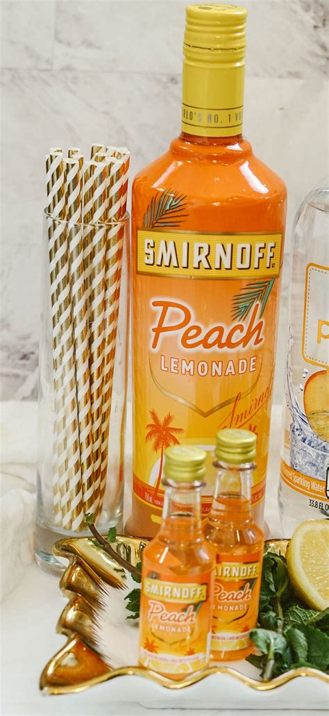 Smirnoff Peach Lemonade Recipes - Cocktails and Appetizers