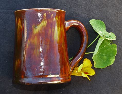 Ewenny Welsh Pottery Pint Mug Tankard Yummy Treacle Brown Etsy