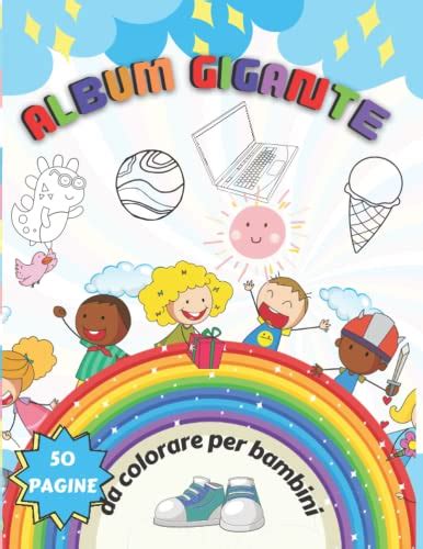 Album Gigante Da Colorare Per Bambini Il Mio Primo Libro Da Colorare