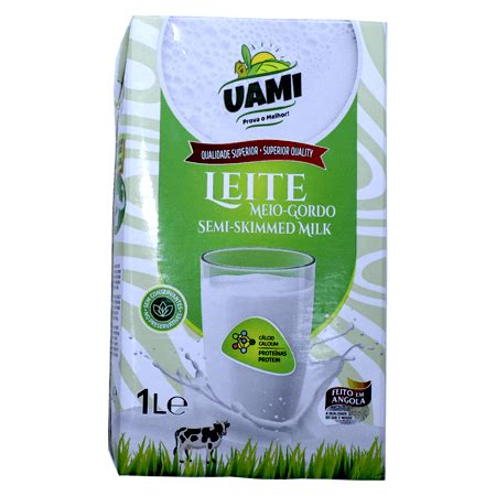 LEITE UHT MEIO GORDO UAMI 1LT ALIMENTA ANGOLA RETAIL LDA