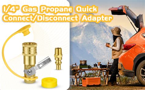 Rv Propane Quick Connect Adapter Propane Or Natural Gas Quick