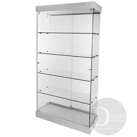 Glass Display Counter With Two Shelves Subastral