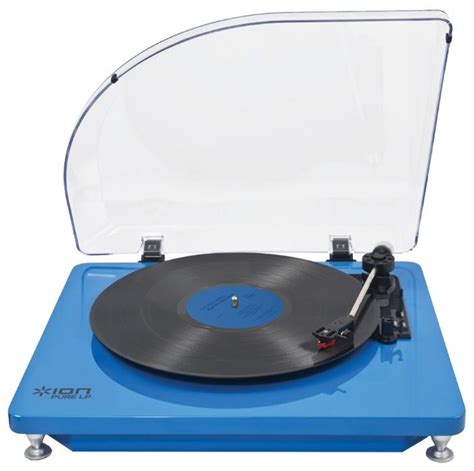 Виниловый проигрыватель ION Audio Pure LP BL, ручной, синий - купить в ...