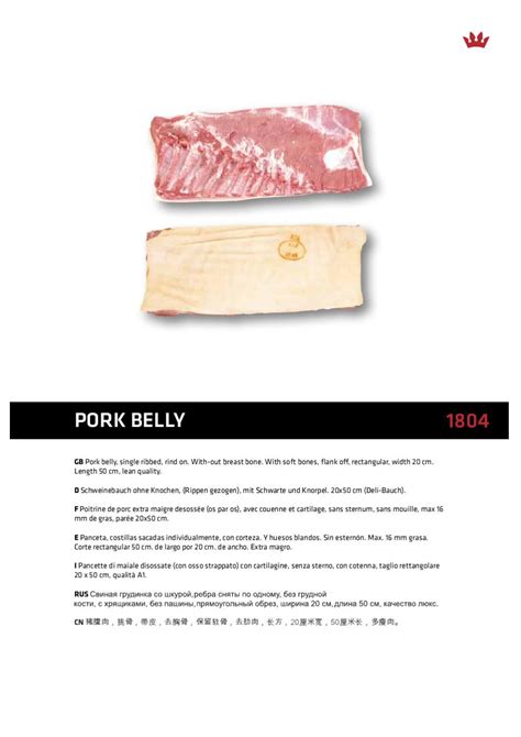 Pork Bellies by Danish Crown - Issuu