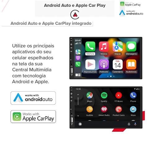 Central Multim Dia Fiat Argo Cronos Polegadas Car Play Android Auto