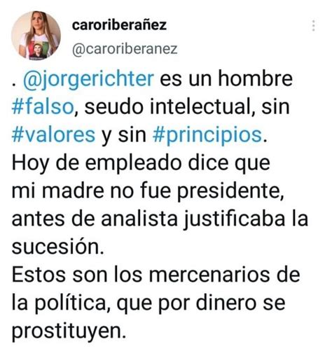 Hija De A Ez Dice Que Vocero Richter Es Un Mercenario De La Pol Tica