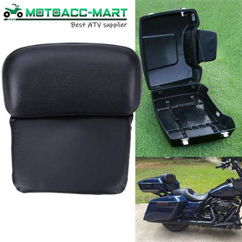 Chopped Backrest Pad Razor Chopped Tour Pak Pack Trunk For Harley