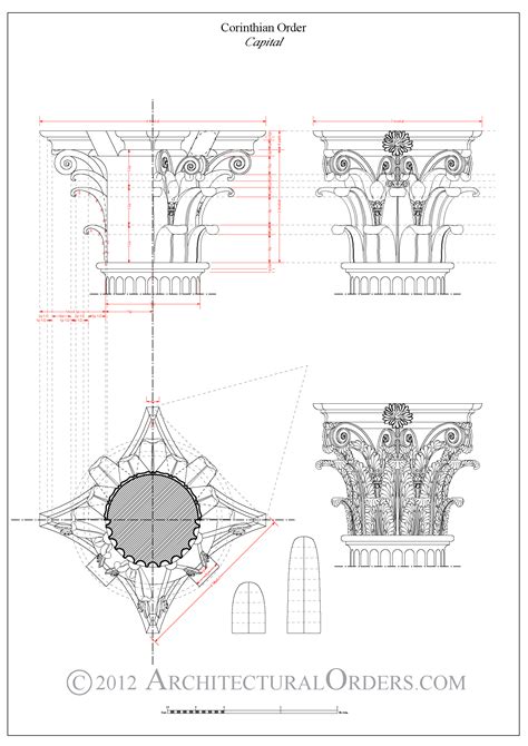 Corinthian Column Drawing at PaintingValley.com | Explore collection of ...