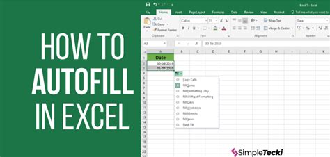 How To Autofill Cells In Excel Healthy Food Near Me