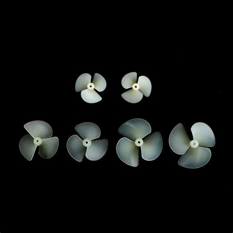 DIY Hard Nylon 3Blade Boat Propeller 28mm 36mm 42mm CW CCW 2mm Shaft