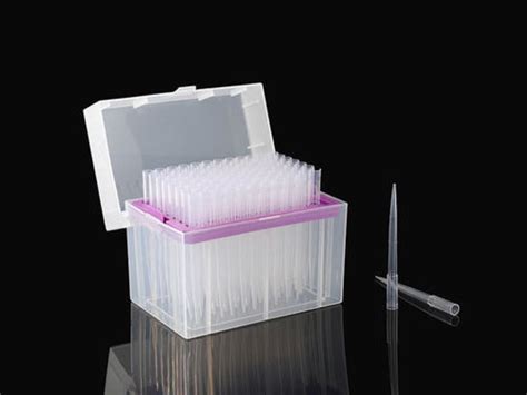 Plastic Pipette Tips Ul Racked Low Retention Sterile For Lab At