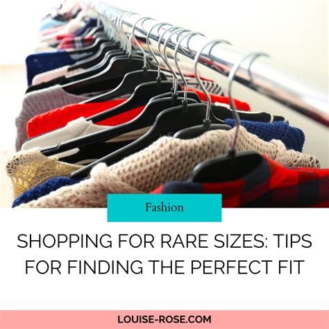 Shopping For Rare Sizes Tips For Finding The Perfect Fit Louise Rose