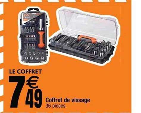 Offre Coffret De Vissage Chez Cora