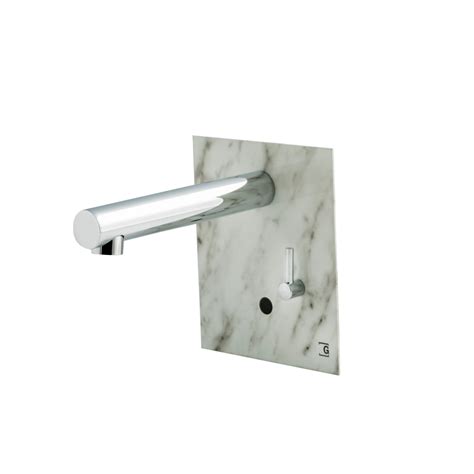 Grifo Lavabo Mural Aroha Tech Electr Nico M Rmol Blanco Transformador