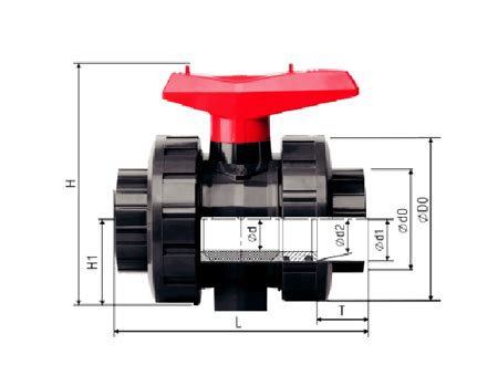 Dual Union Ball Valve Hydroplast Pvt Ltd