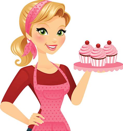 550 Woman Baking Cupcakes Stock Illustrations Royalty Free Vector Graphics And Clip Art Istock