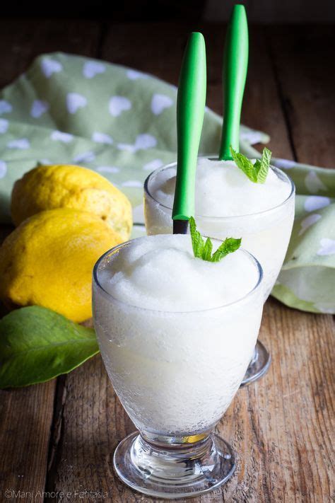 Granita Siciliana Al Limone Facilissima E Cremosa Senza Gelatiera