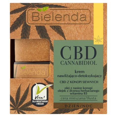 Bielenda CBD Cannabidiol Krem nawilżająco detoksykujący na dzień noc 50