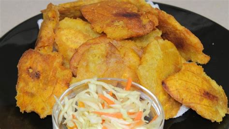 Banan Peze (Fried Plantains) | Nao's Caribbean Flavors