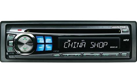 Alpine Cde Cd Receiver With Mp Playback At Crutchfield