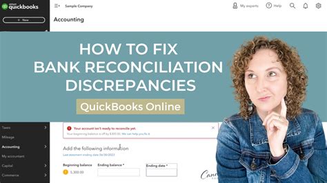 How To Fix Bank Reconciliation Discrepancies In QuickBooks Online