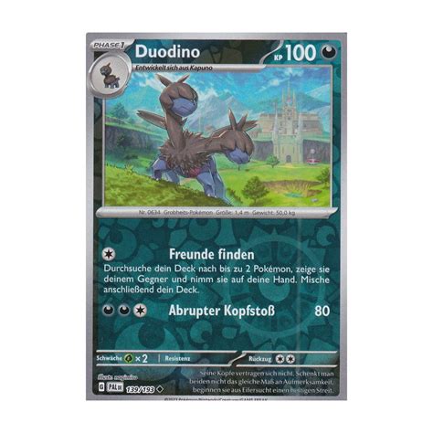 Duodino Reverse Holo Entwicklungen In Paldea Pokemon Karte Kaufen