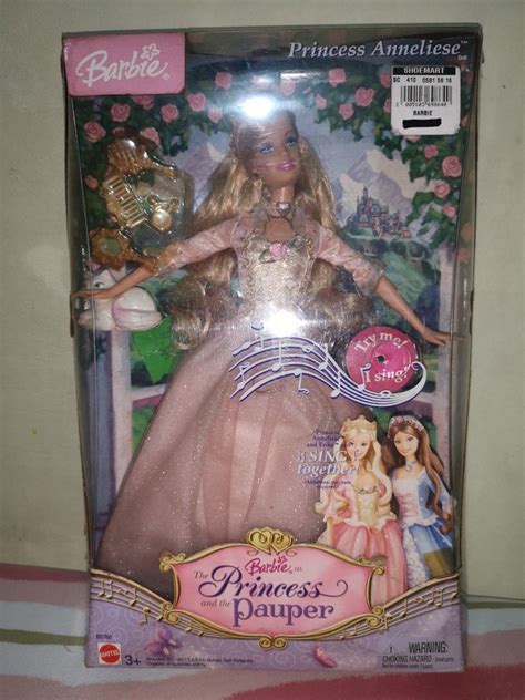 Rare Barbie 2004 Princess Anneliese The Princess And The Pauper