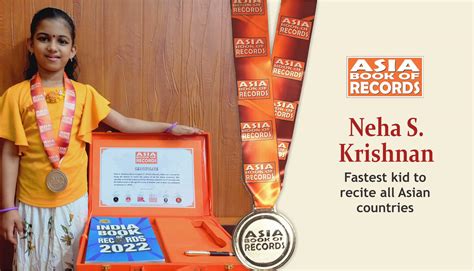 Fastest kid to recite all Asian countries – Asia Book of Records