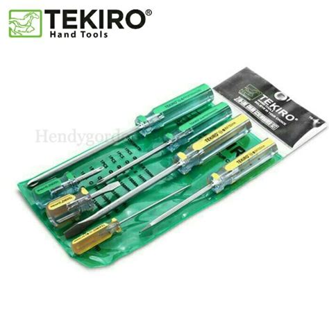 Jual Obeng Tekiro Kristal Set Pcs In Line Screwdriver Set Pcs