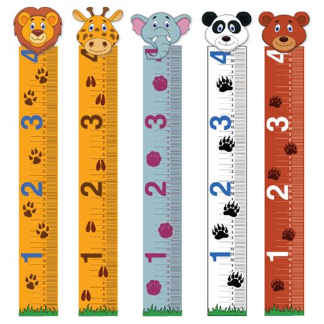 Classroom Height Charts Animals | Made By Teachers