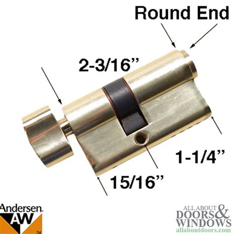 Keyed Kwikset Euro Cylinder For Andersen Storm Door