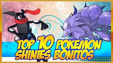 Top 10 PokÉmon Shinies Bonitos Youtube