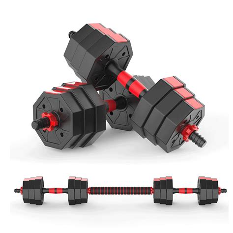 Jual Kuca Dumbell Barbell Set 20kg Dumbel Perlindungan Lingkungan Pvc