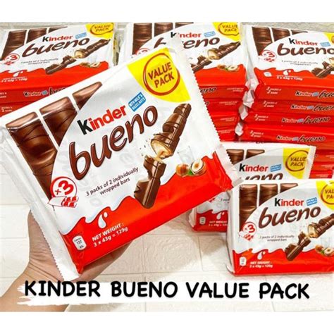 Jual VALUE PACK KINDER BUENO ORIGINAL With Milk Hazelnut Original Isi