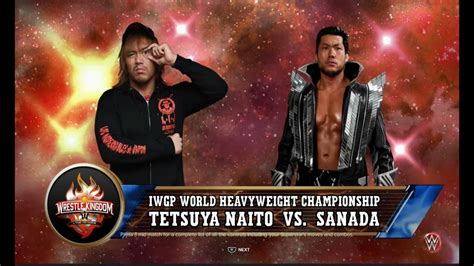 Njpw Wrestle Kingdom 18 Sanada Vs Tetsuya Naito For The Iwgp World